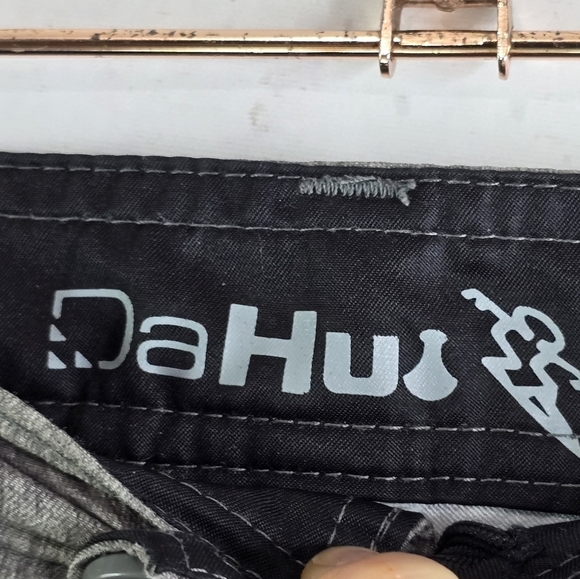 Da Hui Board Shorts Men 40 Brown Swim Trunks Hybrid 10 Inch Water Resistant - Picture 3 of 9